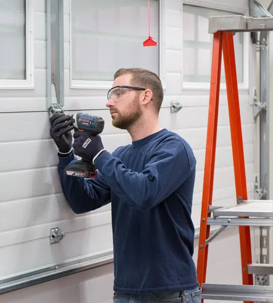Austin's trusted garage door specialists on the job in Fremont